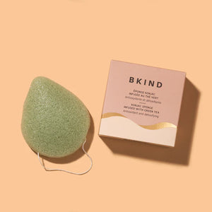 BKIND Cleansing Konjac Sponge Antioxidant Green Tea