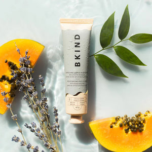 BKIND Moisturizing Face Scrub with Papaya Enzymes & Green Tea Extract