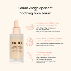 BKIND Soothing Face Serum with Arnica & Hyaluronic Acid