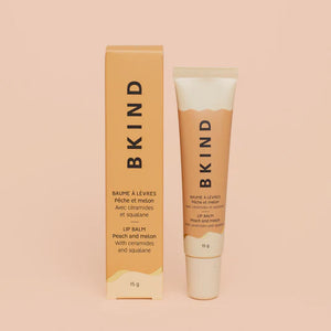 BKIND Nourishing Ceramide Lip Balm Peach and Melon